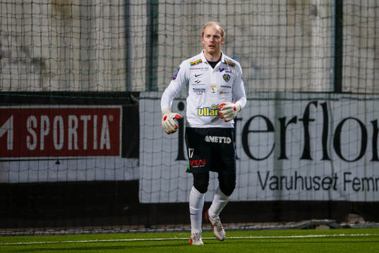 Falkenbergs målvakt Rasmus Ryden