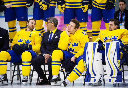 Alexander Steen på lagfotograferingen innan Sveriges