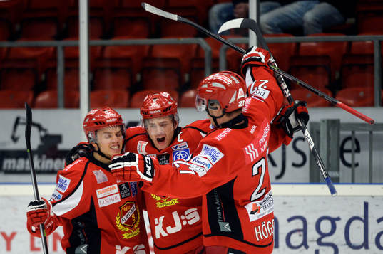 Almtunas Daniel Hermansson, Marcus Högström och Victor