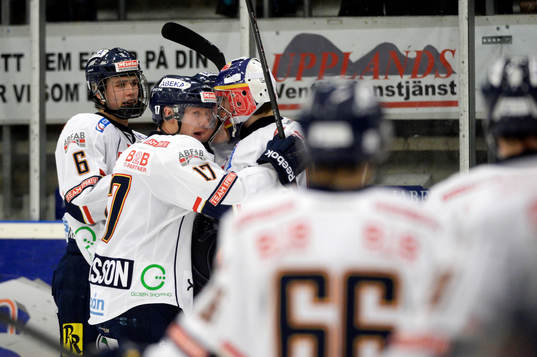Djurgårdens spelare jublar