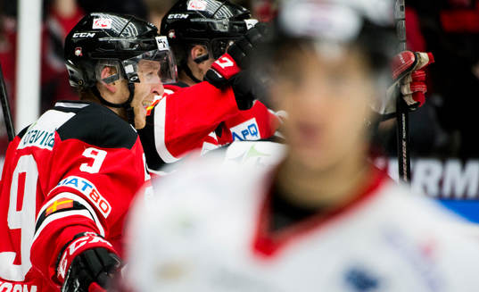 Malmö Redhawks Fredrik Storm jublar