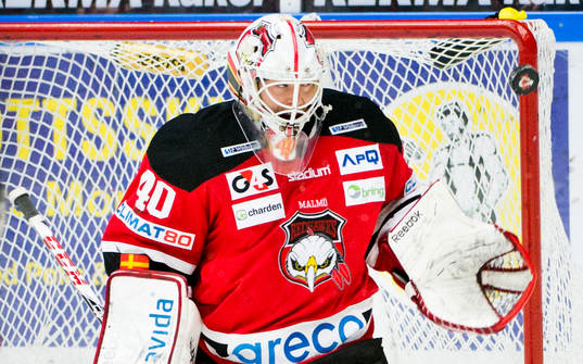 Malmö Redhawks målvakt Pontus Sjögren