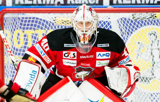 Malmö Redhawks målvakt Pontus Sjögren