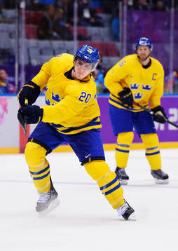 Sveriges Alexander Steen i ishockeymatchen mellan Sverige