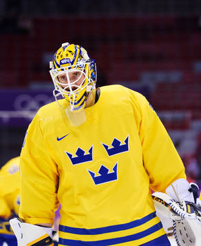 Sveriges målvakt Jonas Gustavsson