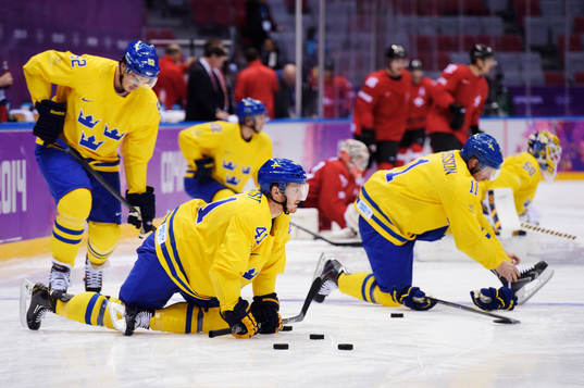 Sveriges Gustav Nyquist stretchar