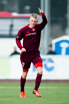 Ålborgs Kasper Kusk jublar