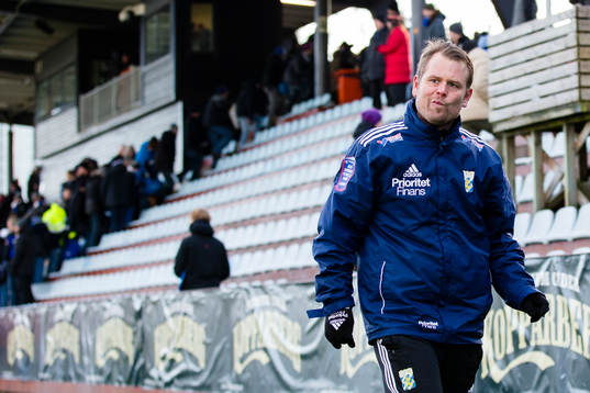 IFK Göteborgs tränare Mikael Stahre deppig