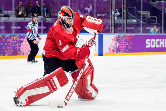 Schweiz målvakt Jonas Hiller