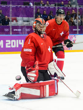 Schweiz målvakt Jonas Hiller