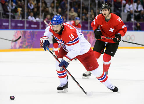 Tjeckiens Tomas Plekanec