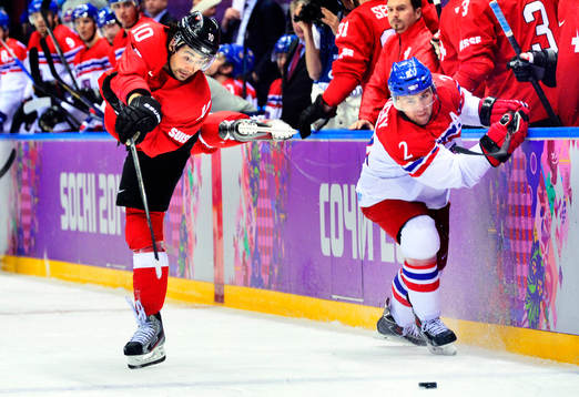 Schweiz Andres Ambuhl och Tjeckiens Marek Zidlicky