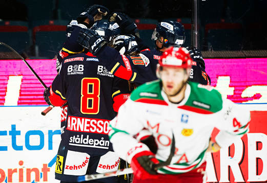 Djurgårdens spelare jublar