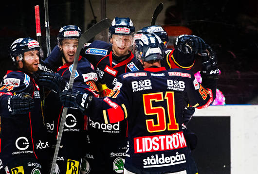 Djurgårdens spelare jublar