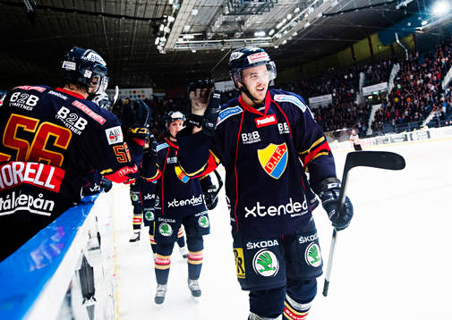 Djurgårdens Joakim Hagelin jublar