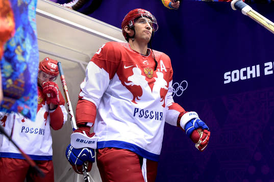Rysslands Alexander Ovechkin gör entre till