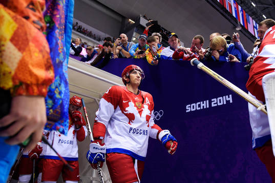 Rysslands Alexander Ovechkin gör entré till
