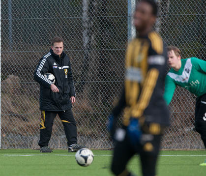IFK Hässleholms lagledare Tommy Karlsson har gjort 3-0 i