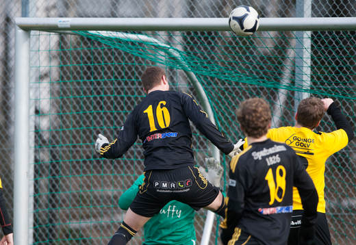 IFK Hässleholms Ekrem Dibrani har gjort 3-0 i