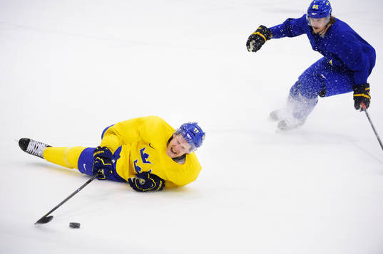 Daniel Alfredsson förlorar kontrollen