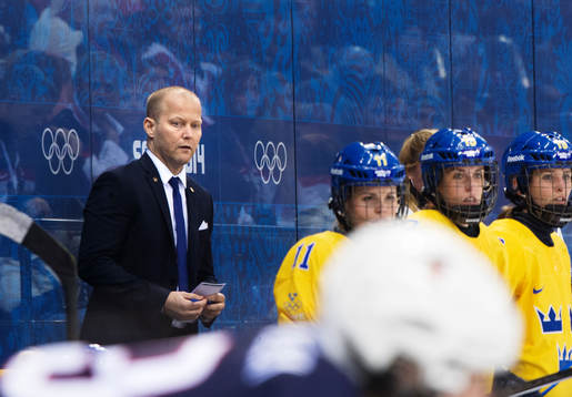 Sveriges förbundskapten Niclas Högberg