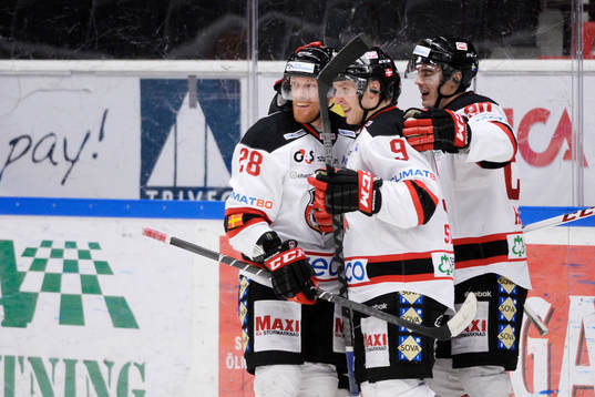 Malmö Redhawks Fredrik Storm jublar