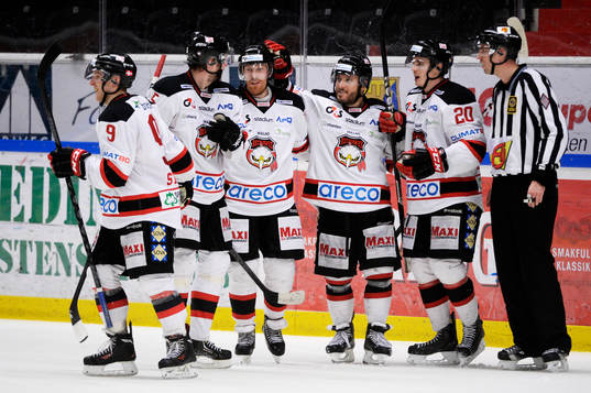 Malmö Redhawks Fredrik Storm jublar