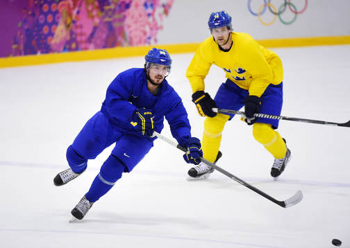 Marcus Johansson och Patrik Berglund på Sveriges