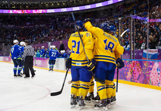 Jubel bland svenska spelare