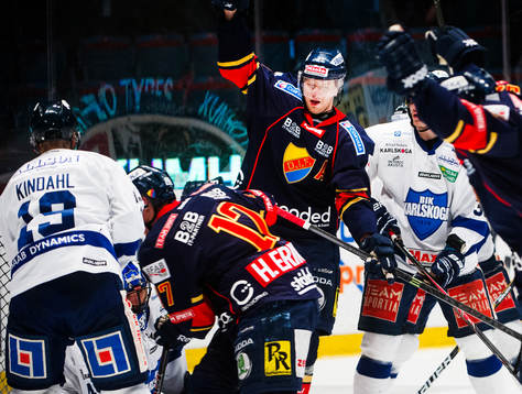 Djurgårdens Michael Holmqvist  jublar