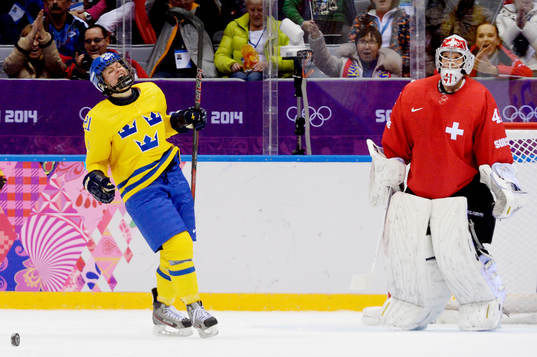 Sveriges Erica Udén Johansson jublar