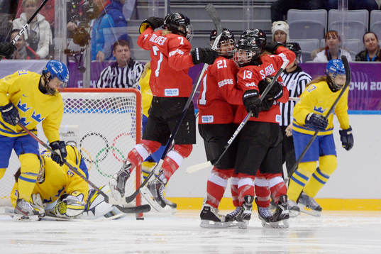 Schweiz spelare jublar