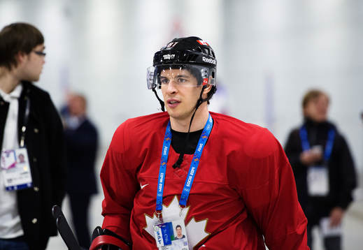 Sidney Crosby lämnar Kanadas ishockeylandslags träning