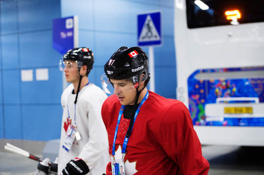 Sidney Crosby lämnar Kanadas ishockeylandslags träning