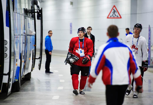 Sidney Crosby lämnar Kanadas ishockeylandslags träning