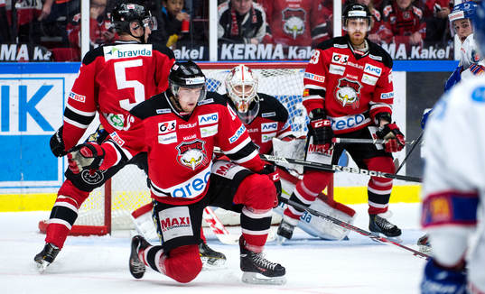 Malmö Redhawks Magnus Häggström, Jens Olsson täcker