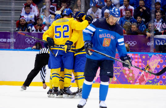 Sveriges Loui Eriksson jublar