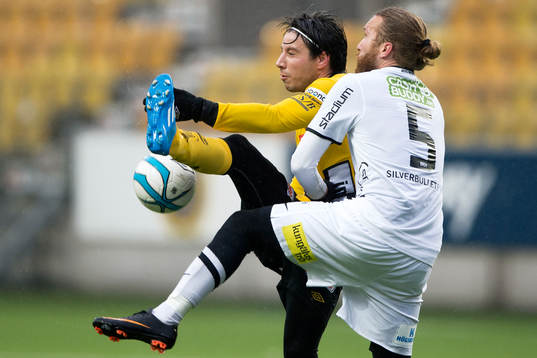 Elfsborgs Mikkel Beckmann och Häckens Emil Wahlström