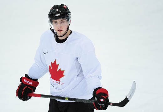 Matt Duchene på Kanadas ishockeylandslags träning