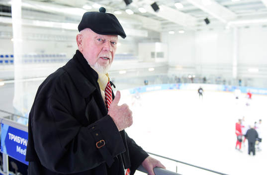 Don Cherry, expertkommentator på CBC och före detta