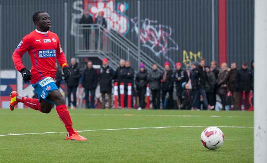 Helsingborgs Emanuel Boateng gör 1-1