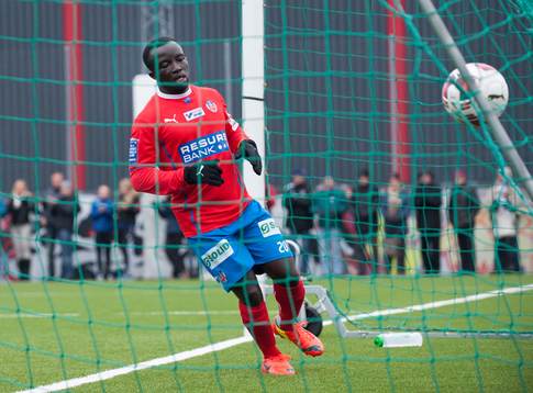 Helsingborgs Emanuel Boateng gör 1-1