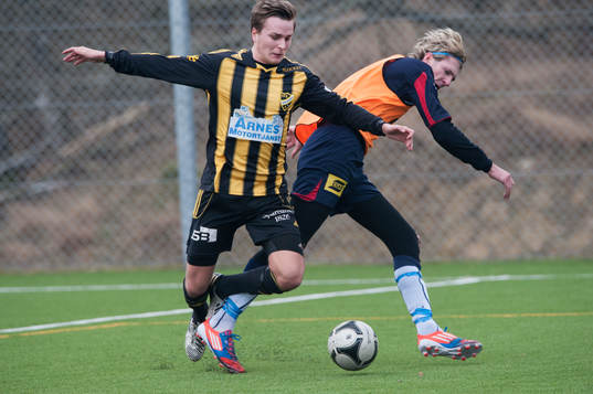 IFK Hässleholms Danny Gunnarsson och Perstorps Jim