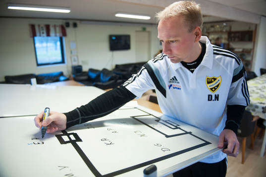 i träningsmatchen mellan IFK Hässleholm och Perstorp i