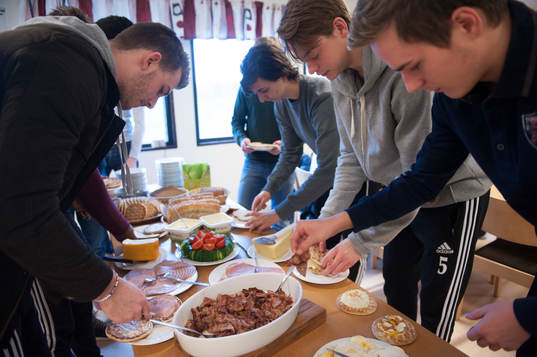 i träningsmatchen mellan IFK Hässleholm och Perstorp i