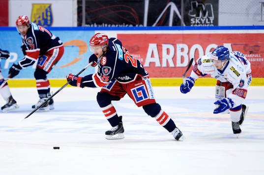 Södertäljes Jake Marto och Oskarshamn Victor Svensson