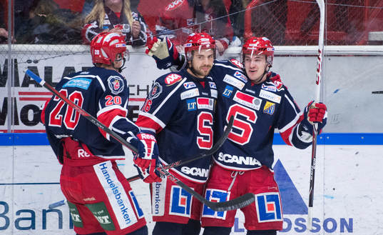 Södertäljes Johan Jonsson, Emil Billberg och Jason