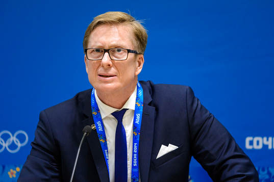 Tommy Boustedt, svenska ishockeyförbundet, på en