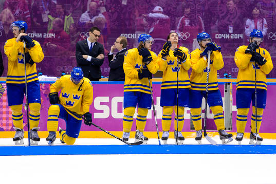 Den svenska truppen deppar