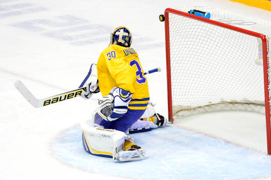 Sveriges målvakt Henrik Lundqvist har inte riktigt koll